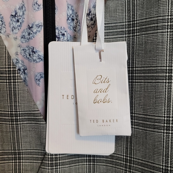 🆕️ Ted Baker Working Title Ristad Check Sheath Dress - Picture 9 of 15